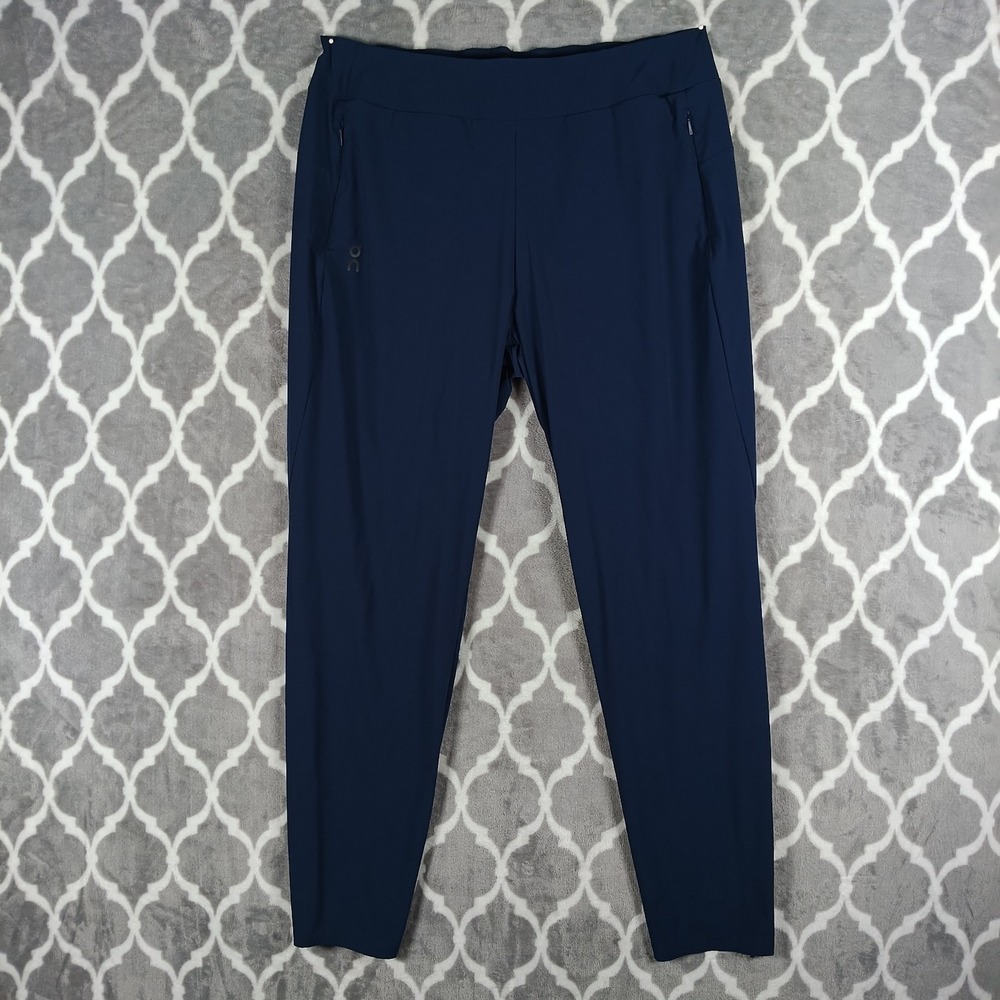 On Cloud Lightweight Running Pants Women Large Blue Run Jogger Athletic Hiking